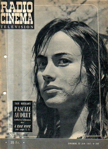RADIO CINEMA TELEVISION/TELERAMA magazine side cover Issue 389 30 June 1957