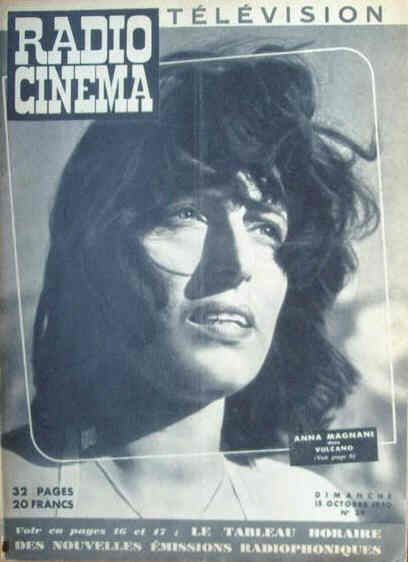 RADIO CINEMA TELEVISION/TELERAMA magazine side cover Issue 39 15 October 1950