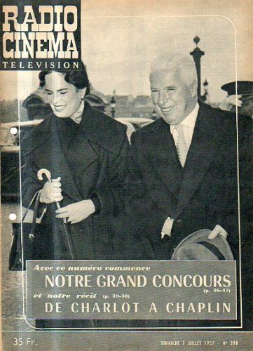 RADIO CINEMA TELEVISION/TELERAMA magazine side cover Issue 390 7 July 1957