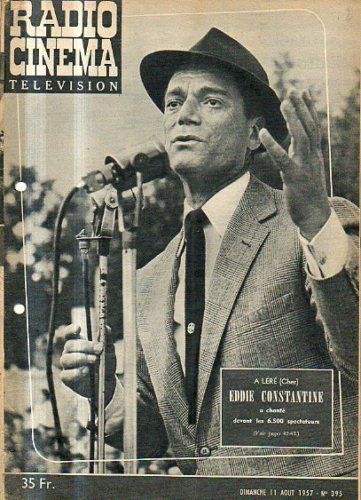 RADIO CINEMA TELEVISION/TELERAMA magazine side cover Issue 395 11 August 1957