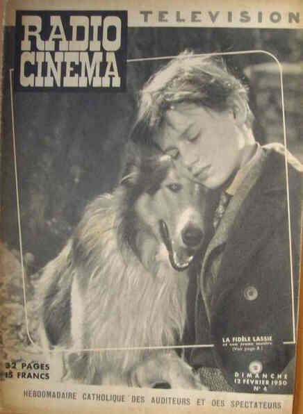 RADIO CINEMA TELEVISION/TELERAMA magazine side cover Issue 4 12 February 1950