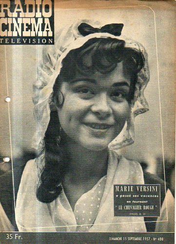 RADIO CINEMA TELEVISION/TELERAMA magazine side cover Issue 400 15 September 1957