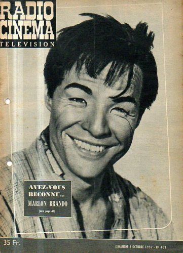 RADIO CINEMA TELEVISION/TELERAMA magazine side cover Issue 403 6 October 1957