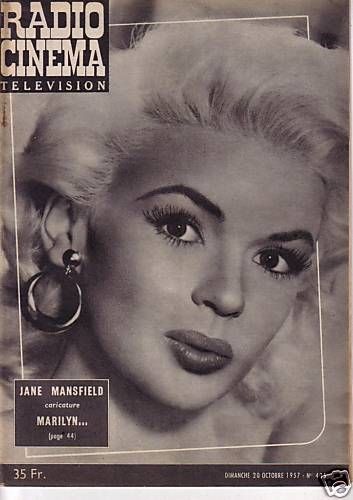 RADIO CINEMA TELEVISION/TELERAMA magazine side cover Issue 405 20 October 1957
