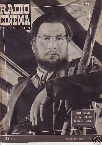 RADIO CINEMA TELEVISION/TELERAMA magazine side cover Issue 406 27 October 1957