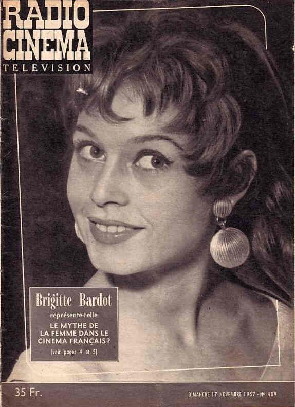 RADIO CINEMA TELEVISION/TELERAMA magazine side cover Issue 409 17 November 1957