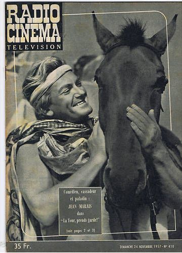 RADIO CINEMA TELEVISION/TELERAMA magazine side cover Issue 410 24 November 1957