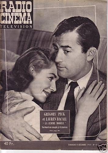 RADIO CINEMA TELEVISION/TELERAMA magazine side cover Issue 412 8 December 1957