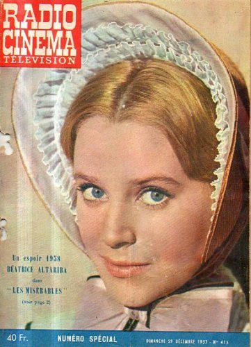 RADIO CINEMA TELEVISION/TELERAMA magazine side cover Issue 415 29 December 1957