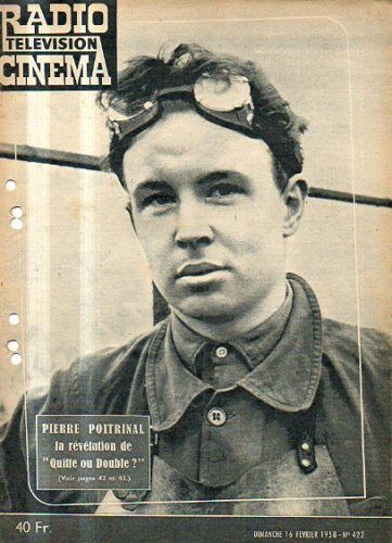 RADIO CINEMA TELEVISION/TELERAMA magazine side cover Issue 422 16 February 1958