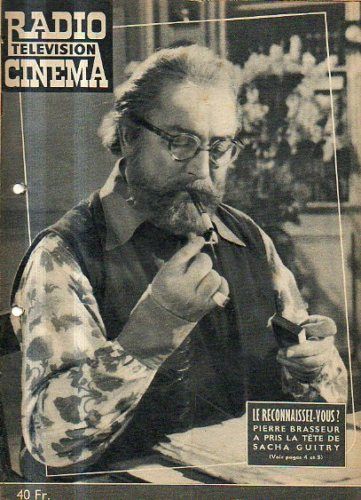 RADIO CINEMA TELEVISION/TELERAMA magazine side cover Issue 423 23 February 1958