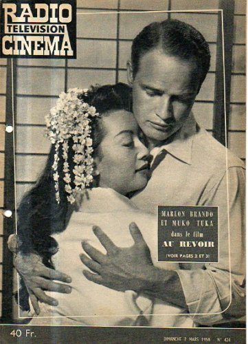 RADIO CINEMA TELEVISION/TELERAMA magazine side cover Issue 424 2 March 1958