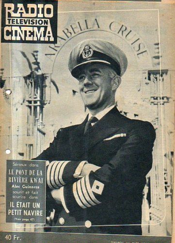 RADIO CINEMA TELEVISION/TELERAMA magazine side cover Issue 426 16 March 1958