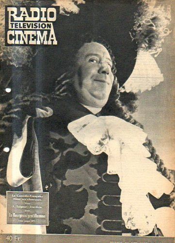 RADIO CINEMA TELEVISION/TELERAMA magazine side cover Issue 432 27 April 1958