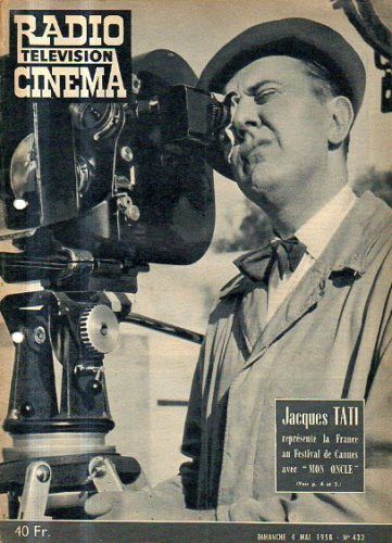 RADIO CINEMA TELEVISION/TELERAMA magazine side cover Issue 433 4 May 1958
