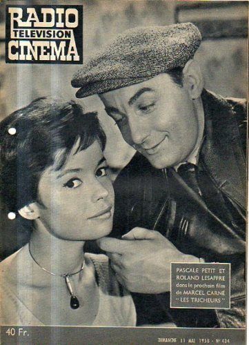 RADIO CINEMA TELEVISION/TELERAMA magazine side cover Issue 434 11 May 1958