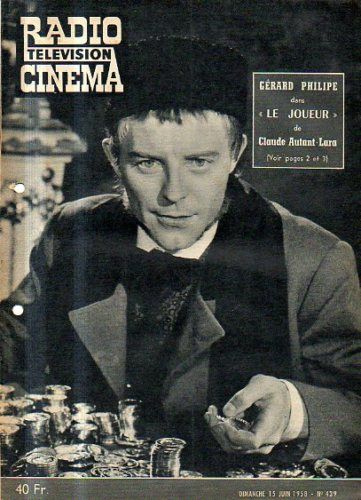 RADIO CINEMA TELEVISION/TELERAMA magazine side cover Issue 439 15 June 1958