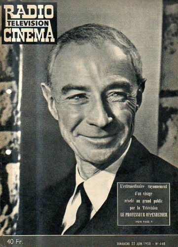 RADIO CINEMA TELEVISION/TELERAMA magazine side cover Issue 440 22 June 1958