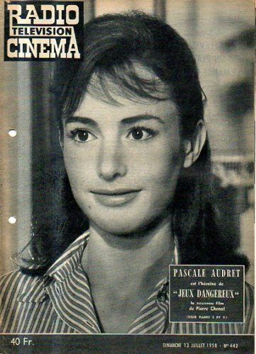 RADIO CINEMA TELEVISION/TELERAMA magazine side cover Issue 443 13 July 1958