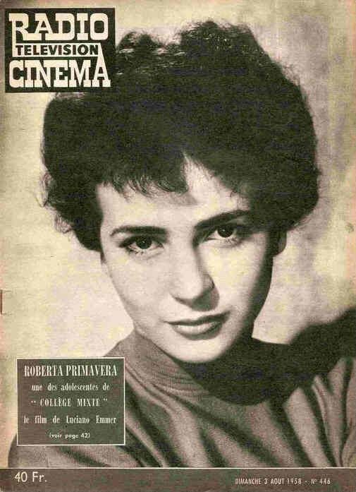 RADIO CINEMA TELEVISION/TELERAMA magazine side cover Issue 446 3 August 1958