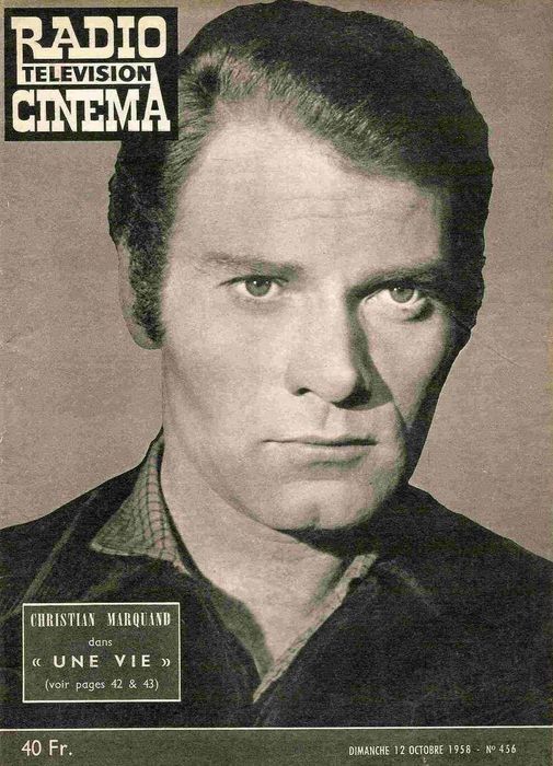 RADIO CINEMA TELEVISION/TELERAMA magazine side cover Issue 456 12 October 1958