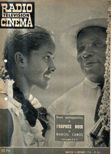 RADIO CINEMA TELEVISION/TELERAMA magazine side cover Issue 461 16 November 1958