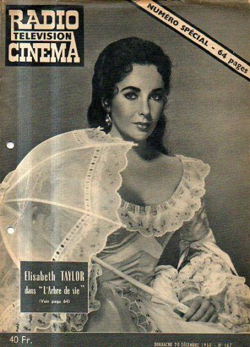 RADIO CINEMA TELEVISION/TELERAMA magazine side cover Issue 467 28 December 1958