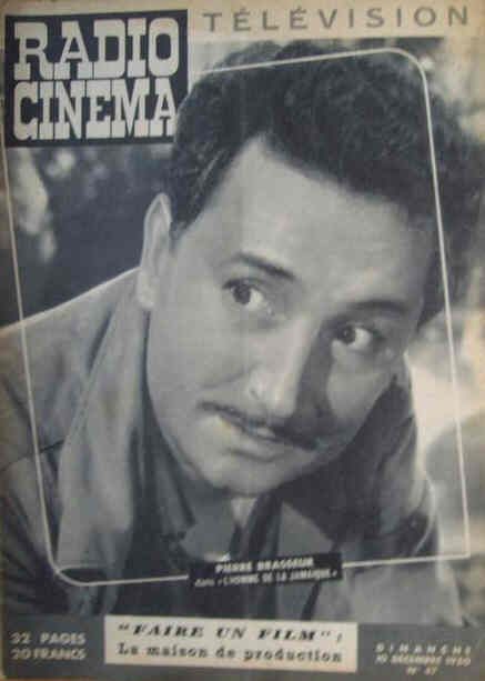 RADIO CINEMA TELEVISION/TELERAMA magazine side cover Issue 47 10 December 1950