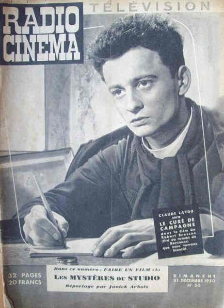RADIO CINEMA TELEVISION/TELERAMA magazine side cover Issue 50 31 December 1950