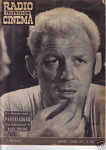 RADIO CINEMA TELEVISION/TELERAMA magazine side cover Issue 525 7 February 1960