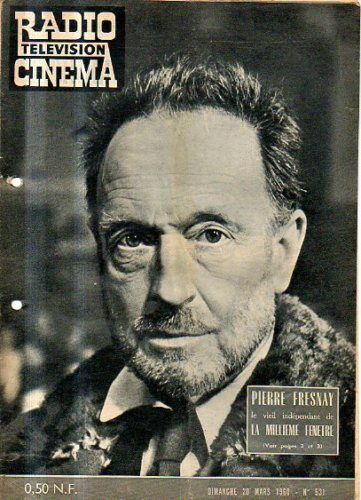 RADIO CINEMA TELEVISION/TELERAMA magazine side cover Issue 531 20 March 1960