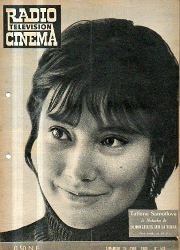 RADIO CINEMA TELEVISION/TELERAMA magazine side cover Issue 536 24 April 1960