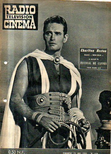 RADIO CINEMA TELEVISION/TELERAMA magazine side cover Issue 539 15 May 1960
