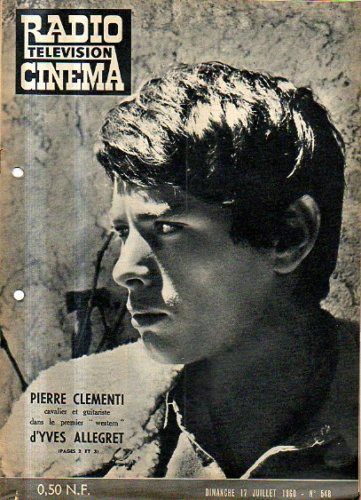 RADIO CINEMA TELEVISION/TELERAMA magazine side cover Issue 548 17 July 1960
