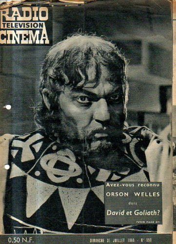 RADIO CINEMA TELEVISION/TELERAMA magazine side cover Issue 550 31 July 1960