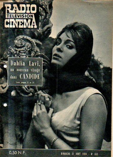 RADIO CINEMA TELEVISION/TELERAMA magazine side cover Issue 553 21 August 1960