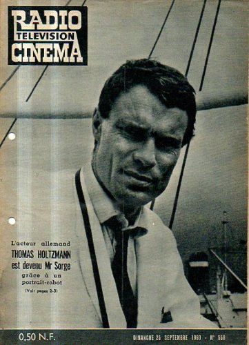 RADIO CINEMA TELEVISION/TELERAMA magazine side cover Issue 558 25 September 1960