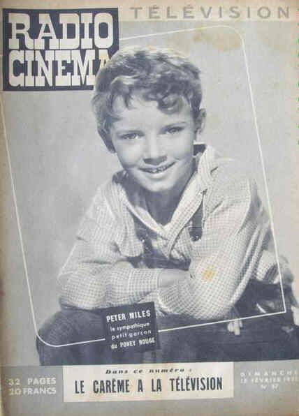 RADIO CINEMA TELEVISION/TELERAMA magazine side cover Issue 57 18 February 1951