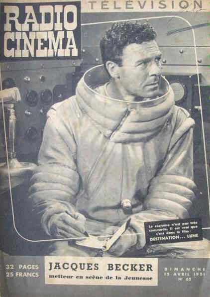 RADIO CINEMA TELEVISION/TELERAMA magazine side cover Issue 65 15 April 1951