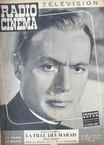 RADIO CINEMA TELEVISION/TELERAMA magazine side cover Issue 68 6 May 1951
