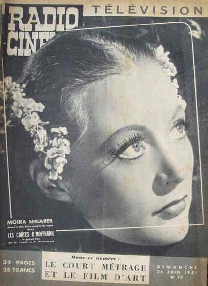 RADIO CINEMA TELEVISION/TELERAMA magazine side cover Issue 75 24 June 1951