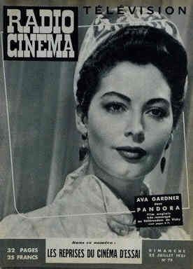 RADIO CINEMA TELEVISION/TELERAMA magazine side cover Issue 79 22 July 1951