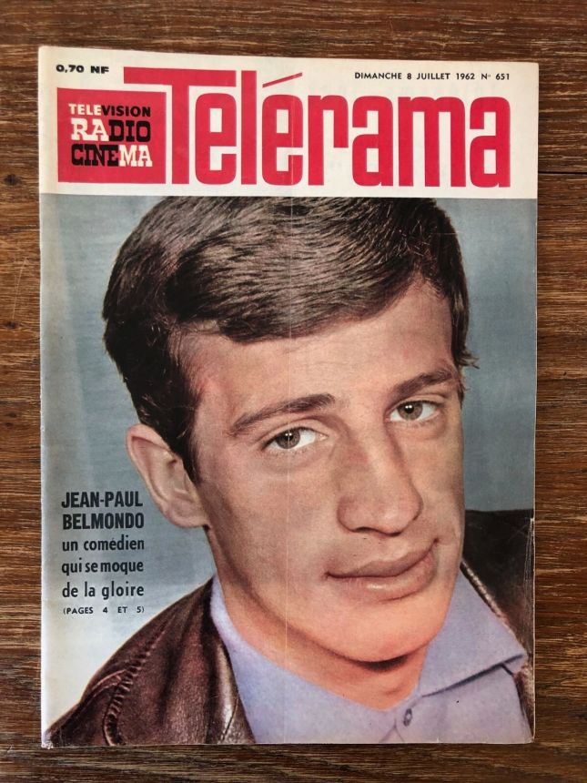 RADIO CINEMA TELEVISION/TELERAMA magazine side cover Issue 651 8 July 1962