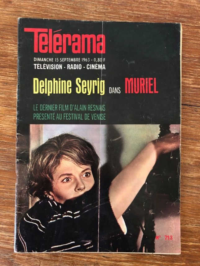 RADIO CINEMA TELEVISION/TELERAMA magazine side cover Issue 713 15 September 1963
