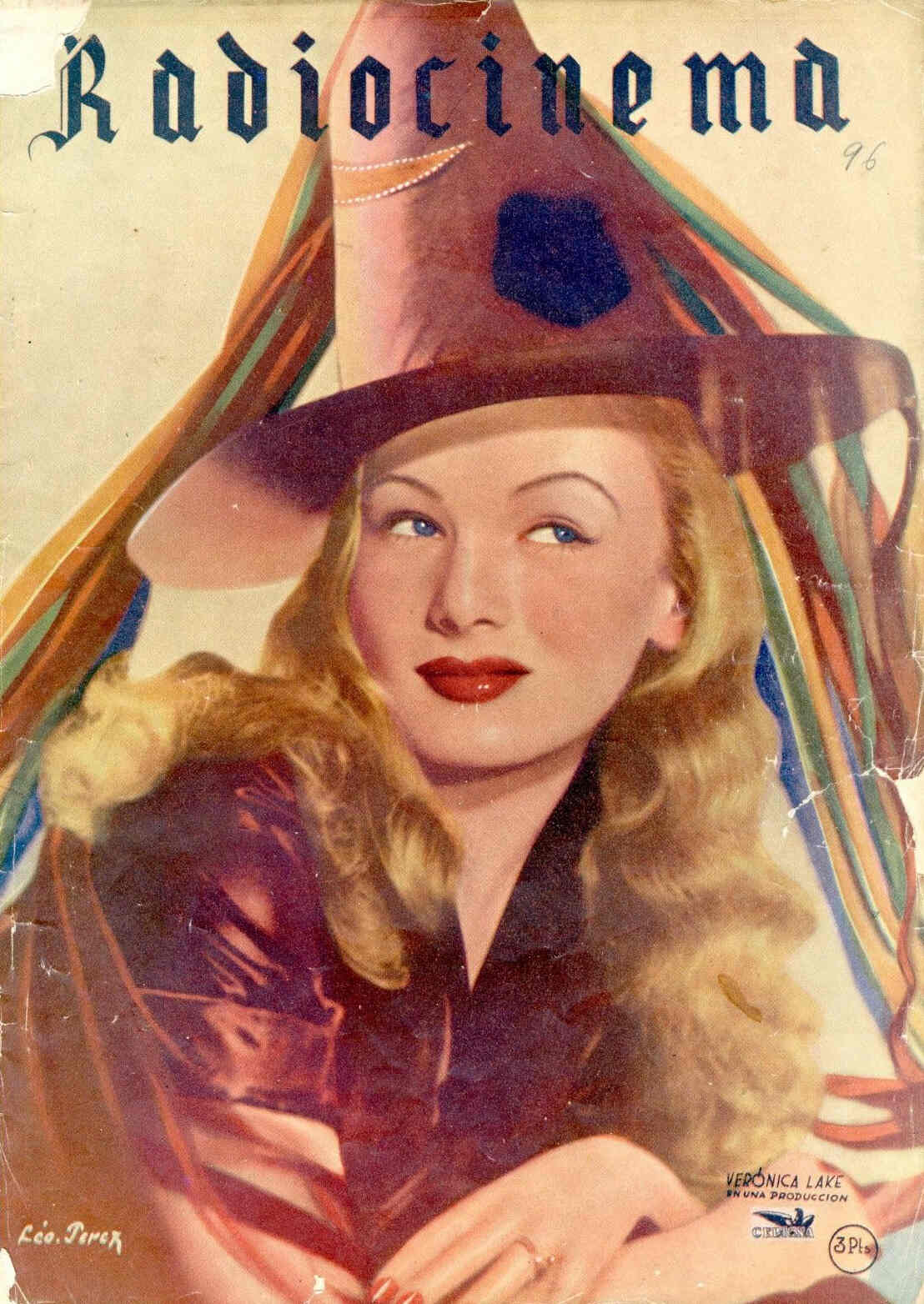 RADIOCINEMA magazine side cover Issue 96  1944