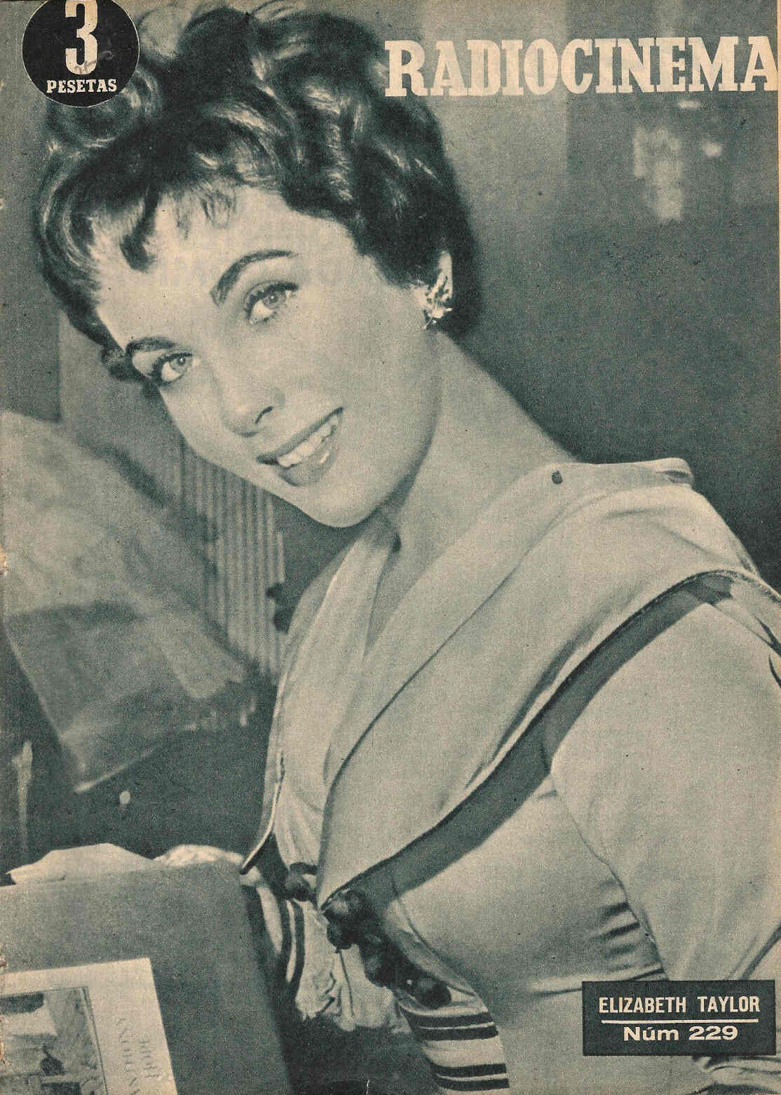 RADIOCINEMA magazine side cover Issue 229 11 December 1954