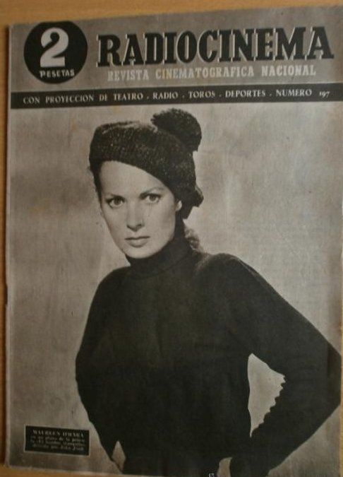 RADIOCINEMA magazine side cover Issue 197  1954