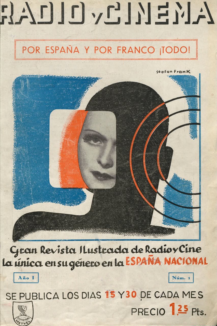 RADIOCINEMA magazine side cover Issue 1  March 1938