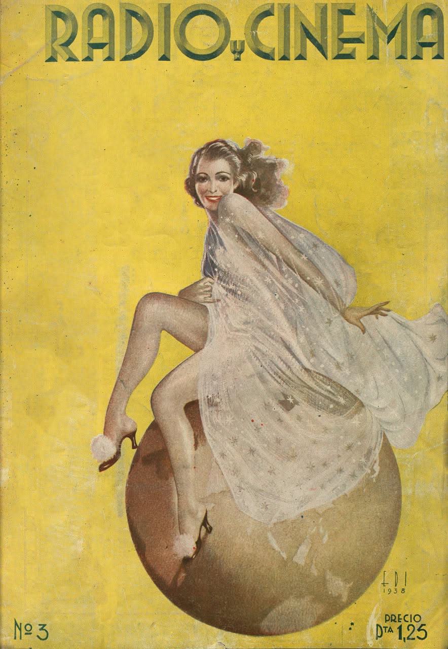 RADIOCINEMA magazine side cover Issue 3  April 1938