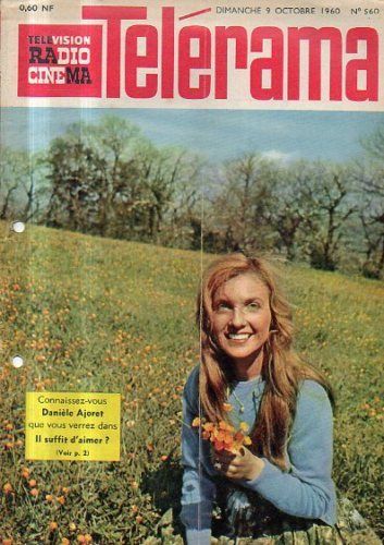 RADIO CINEMA TELEVISION/TELERAMA magazine side cover Issue 560 9 October 1960